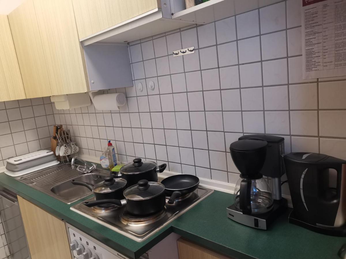 Ferienwohnung Schöne Wohnung 2d-Gebäude mit Mini-garten Schönwalde Exterior foto